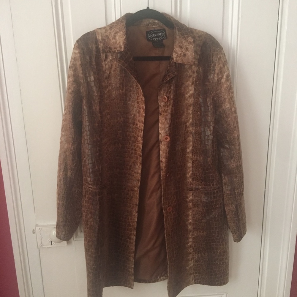 Vintage snakeskin jacket